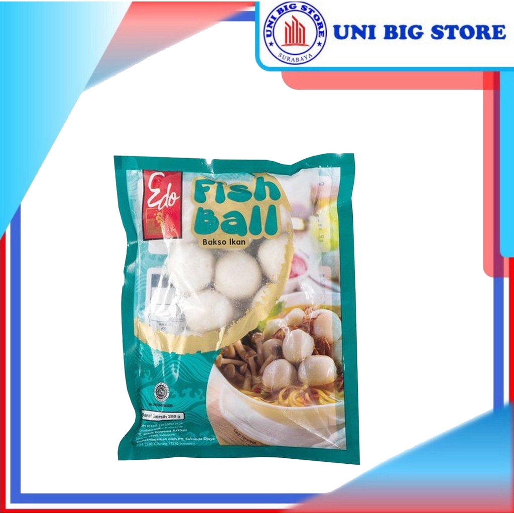 

EDO Fish Ball 250 gr Bakso Ikan Beku