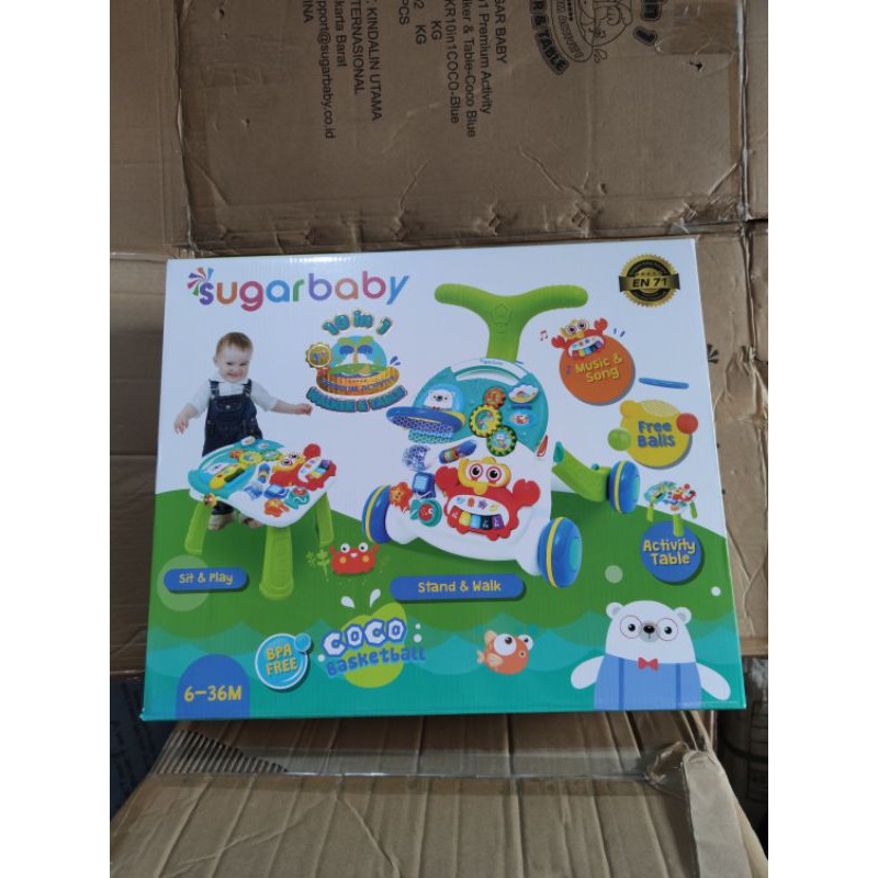 2KG Sugarbaby Push Walker Table premium