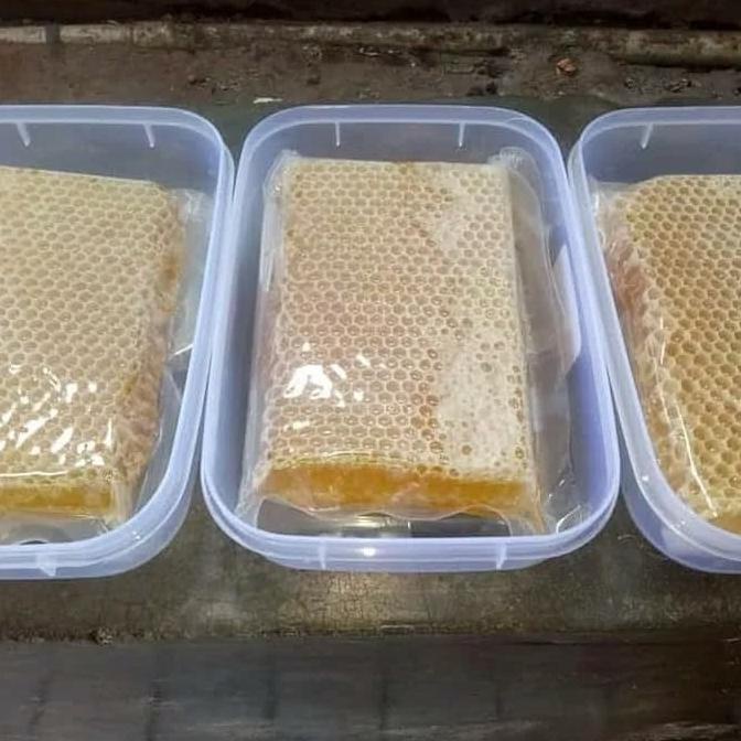 

Cuci Gudang Awal Tahun Madu Sarang Malifera / Raw Honey / Honey comb / 500gr Cuci Gudang Awal Tahun