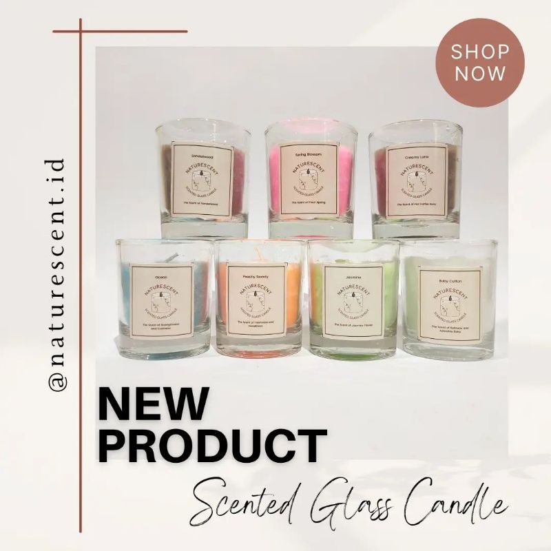 Lilin Aromaterapi Scented Candle [Tanpa Box]