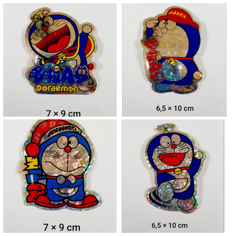 

STIKER GRAFTAC HOLOGRAM DORAEMON ukuran kecil