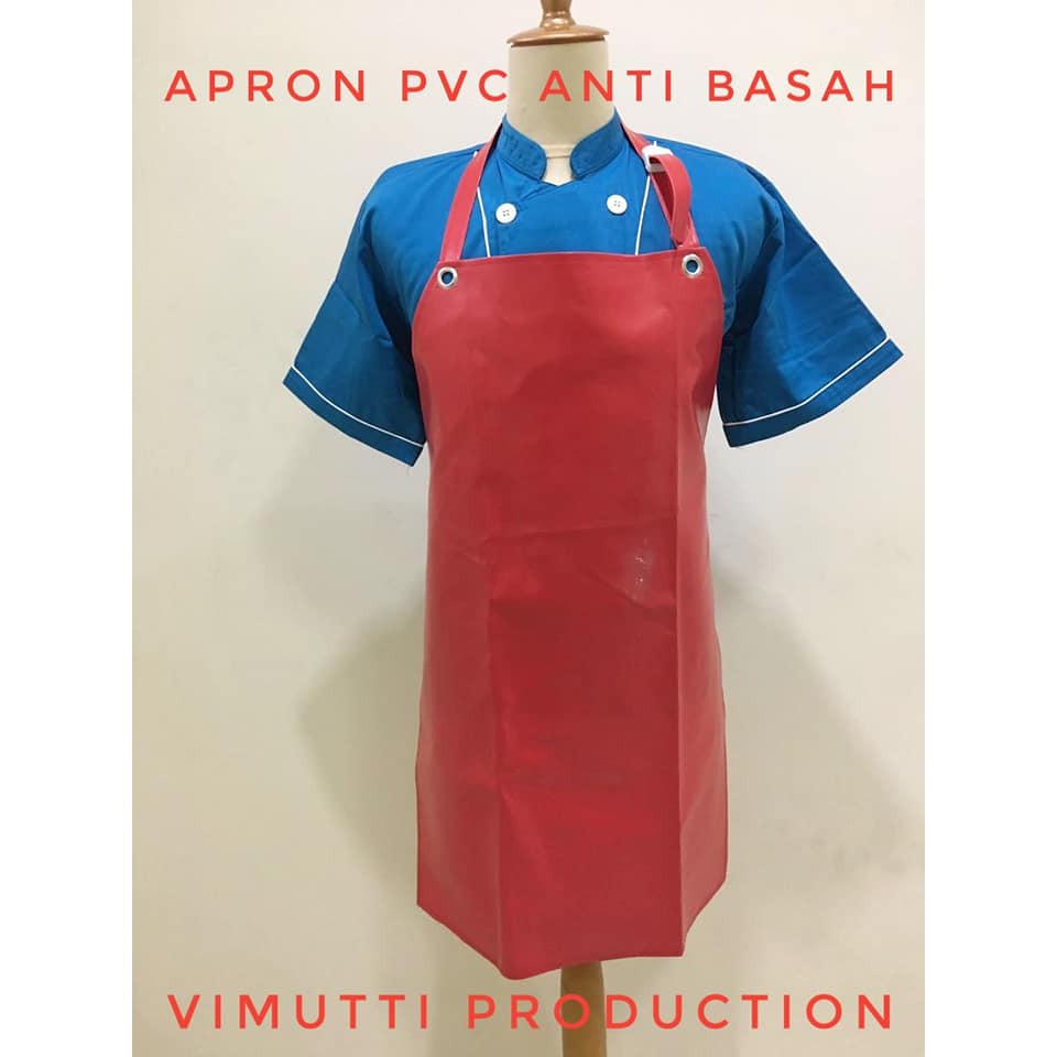 celemek apron pvc anti basah