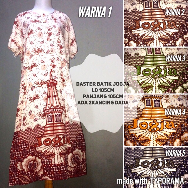  Baju  Tidur Batik Khas Jogja  Batik Indonesia