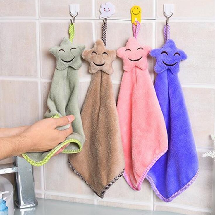 LAP TANGAN Microfiber Gantung / Kain Lap Gantung Microfiber motif STAR