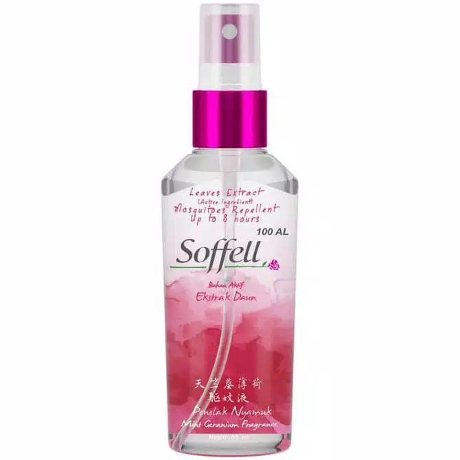 Soffell Mint Geranium Alamia Botol Spray 55 ml