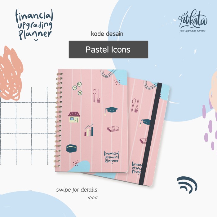 

(BISA COD) Ready! Buku Agenda Keuangan - Financial Upgrading Planner by Rokata.id - Pastel