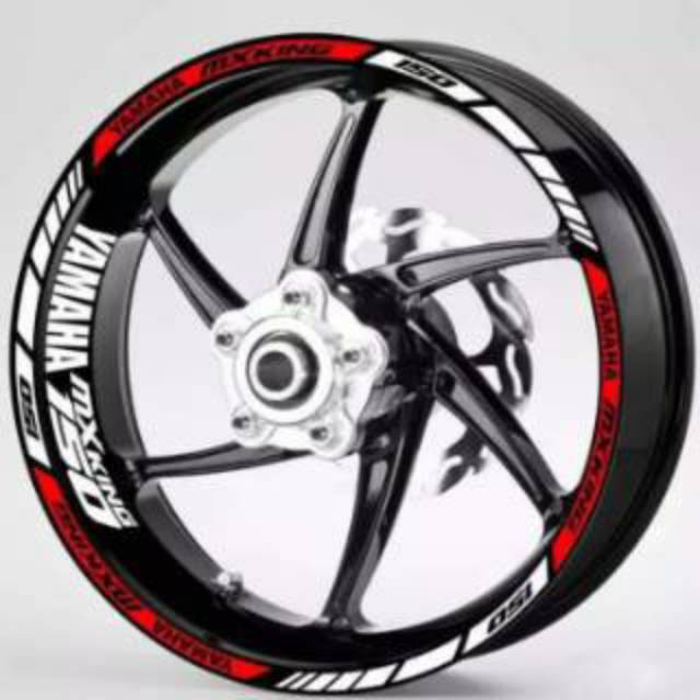 Sticker cutting velg mx king