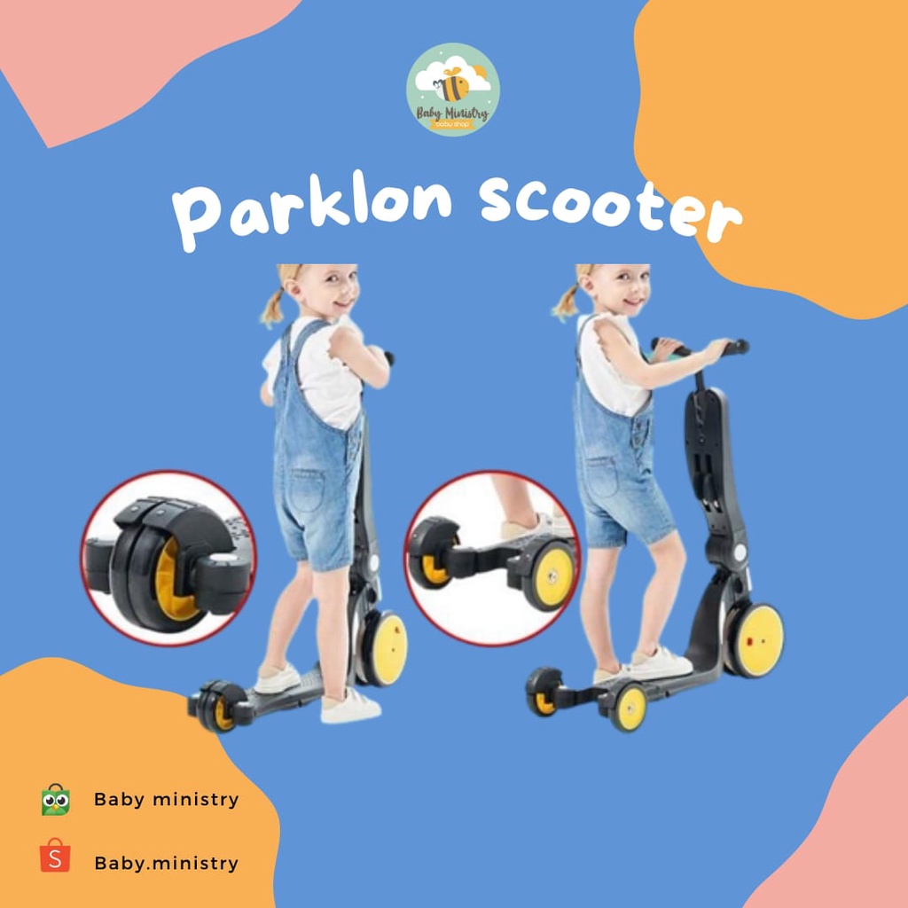 PARKLON SAFE RIDE SCOOTER 5 IN 1 (SCOOTER ANAK) SEPEDA ANAK