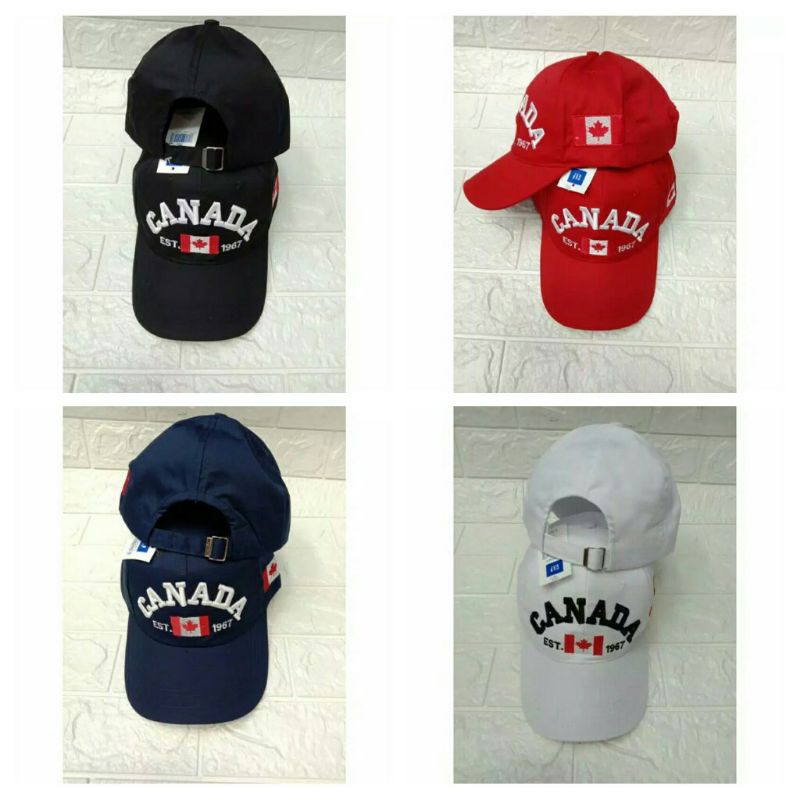 topi basebol Canada katcual kaps import/untuk pria wanita dewasa