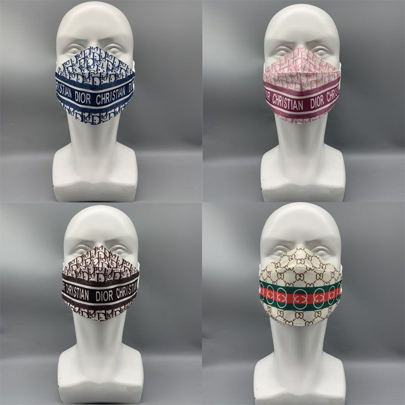 10PCS MASKER DEWASA MODEL EVO KPOP KOREA KF94 MOTIF BRANDED DIOR GUCCI 4PLY EARLOOP FISH MASK MEWAH