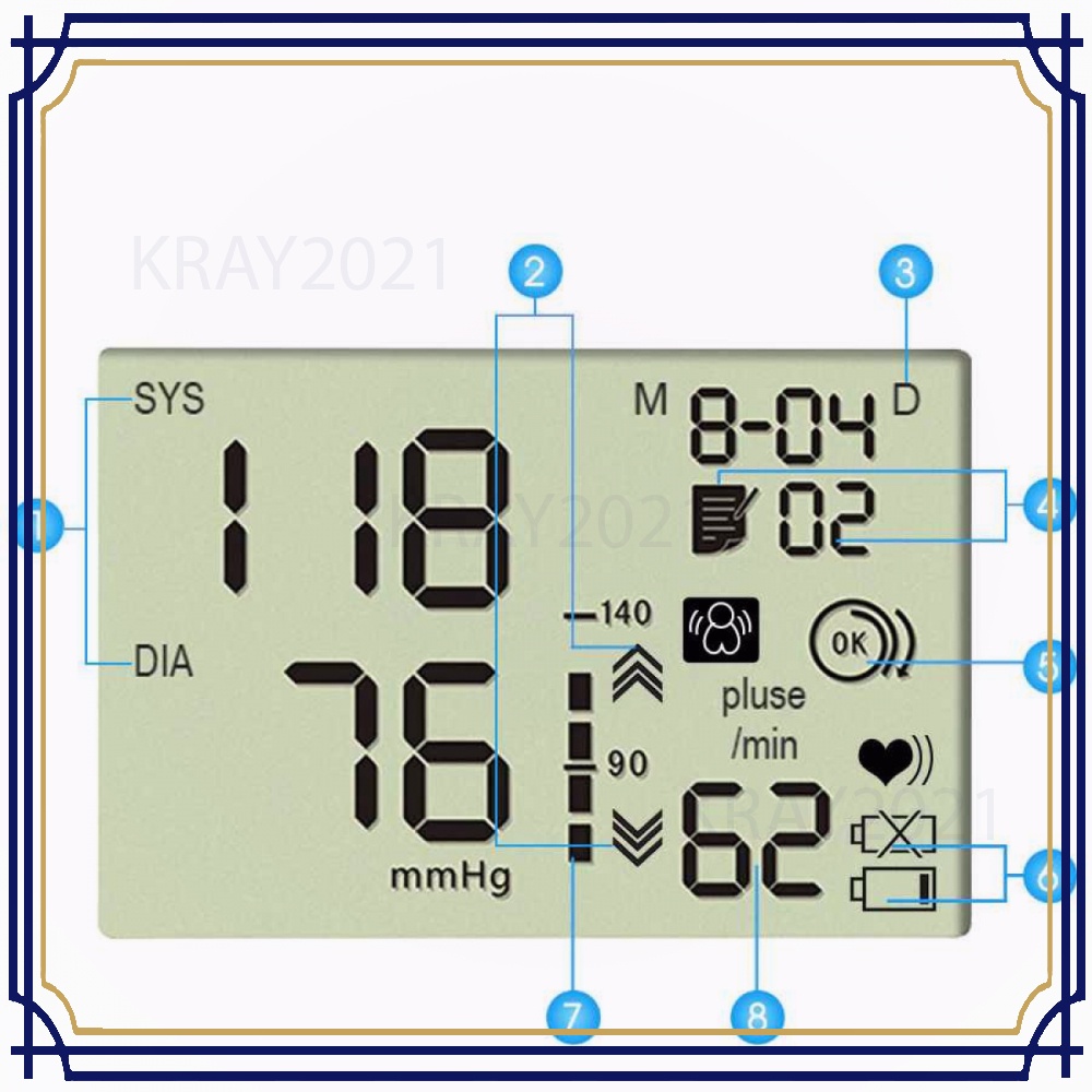 Pengukur Tekanan Darah Tensi Blood Pressure Monitor - HL183