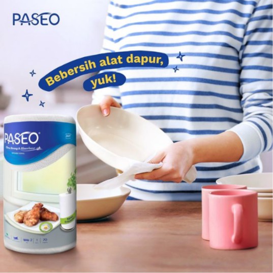 Paseo Ultra Strong & Absorbent Kitchen Towel / Tisu Kering / Tisu Gulung