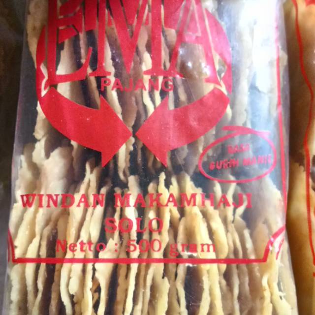 Emping mlinjo mentah gurih manis,solo