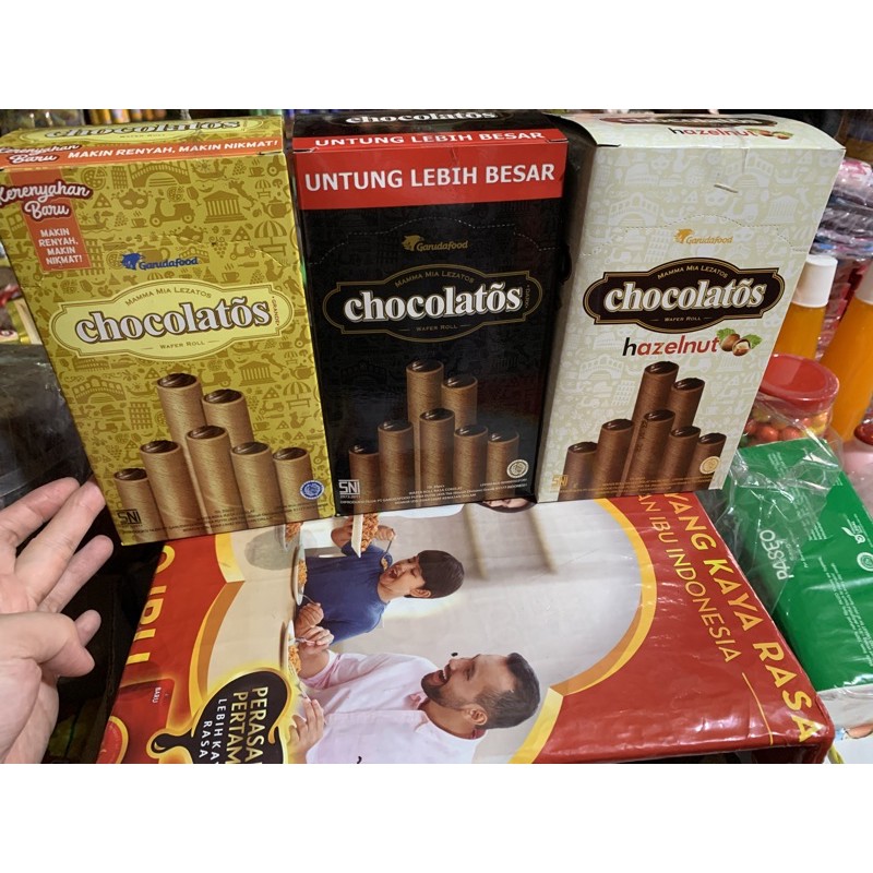 

CHOCOLATOS WAFER ROLL KECERAN 1000