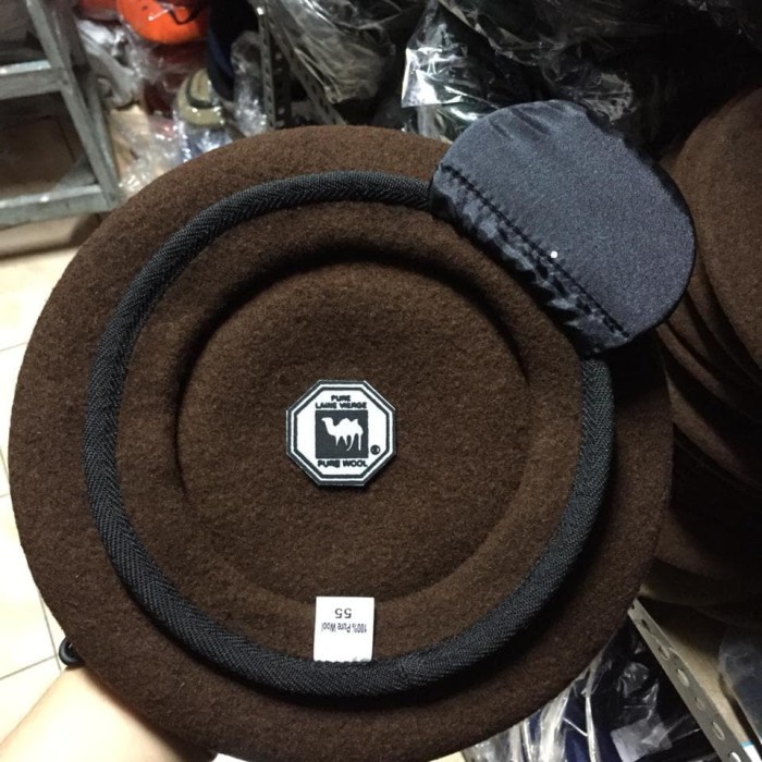 Topi Baret Akmil, Camel Asli Onta Hitam Original