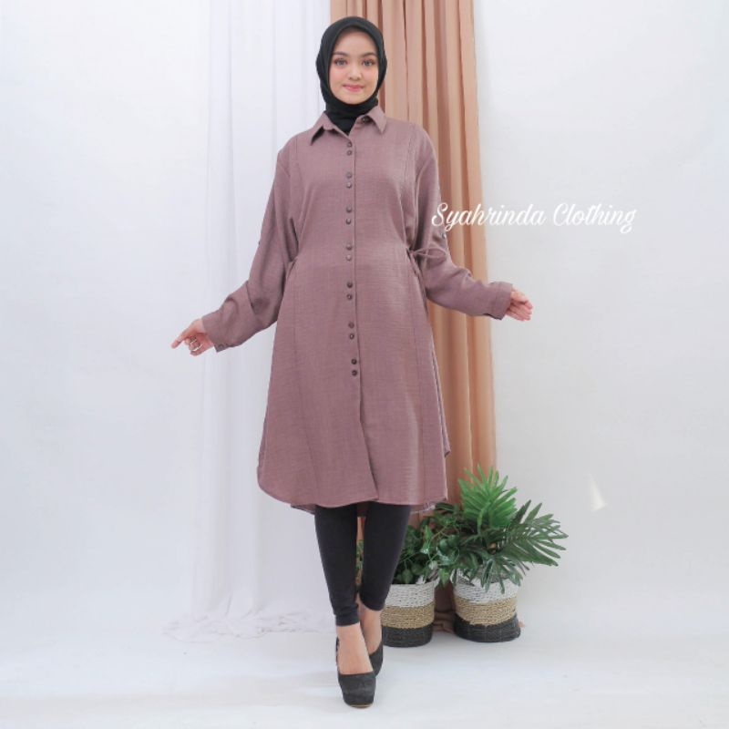 TUNIK BAJU POLOS KATUN XXL XXXL JUMBO SIZE / ATASAN WANITA TERBARU / BAJU MUSLIM MURAH