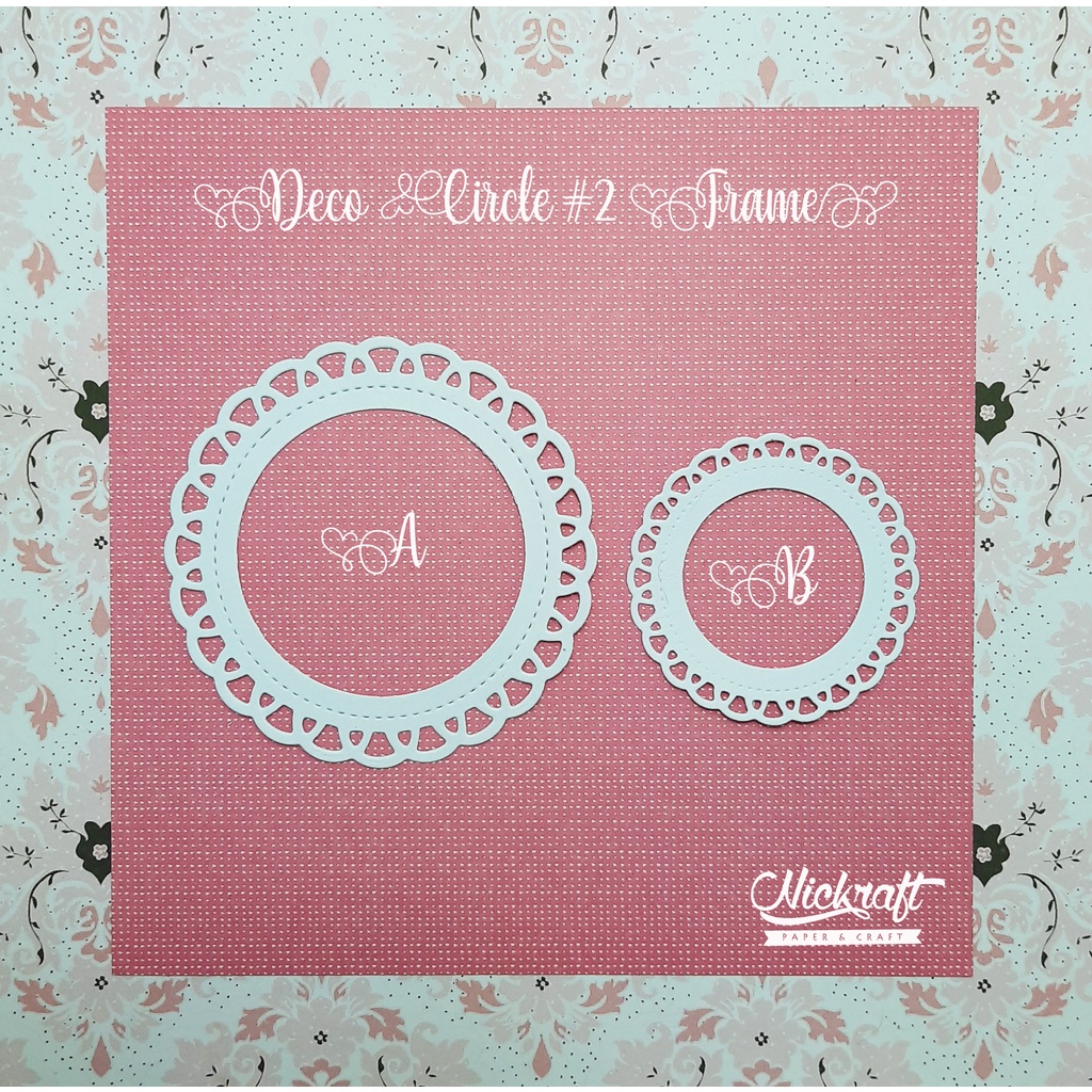 

DECO CIRCLE #2 FRAME - Hiasan Scrapbook Label