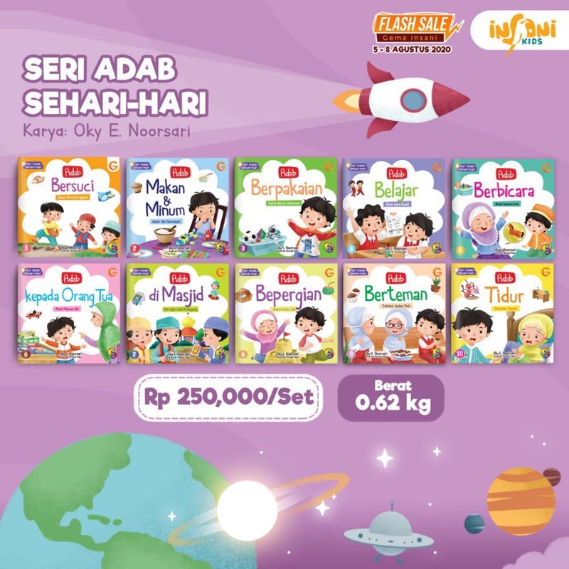 Seri Adab sehari hari 10 buku