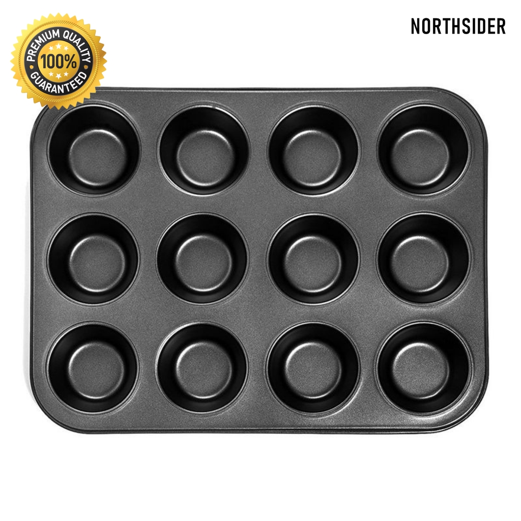 LOYANG CUPCAKE MUFFIN PAN 12 PCS NON STICK ANTI LENGKET