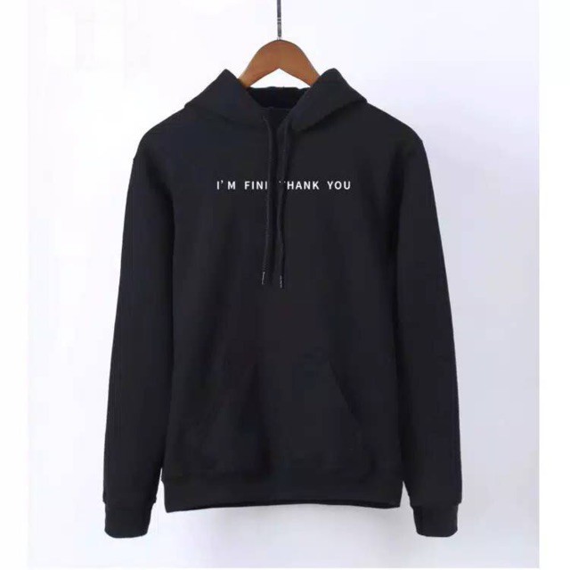 Sweater Hoodie Wanita I'M FINE THANK YOU-1