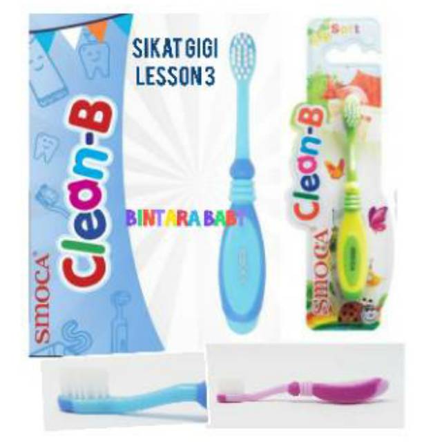 Sikat Gigi Anak Smoca Sikat Gigi Bayi Lesson 3 ToothBrush Sikat Gigi Khusus Anak