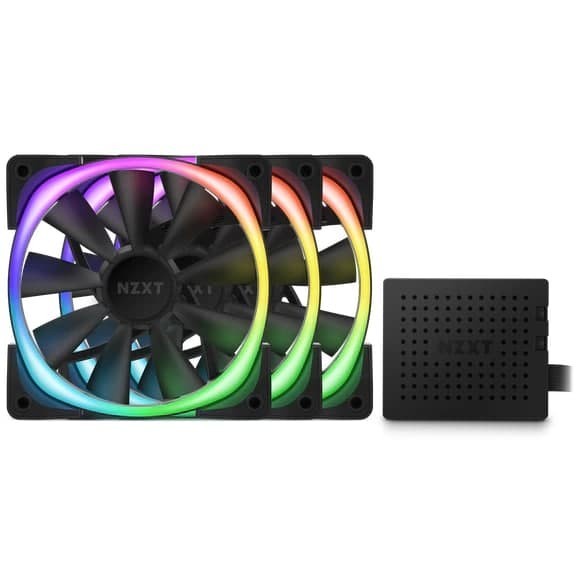 Fan NZXT Aer RGB 2 120mm Triple Starter Pack - Black atau White GARANSI RESMI