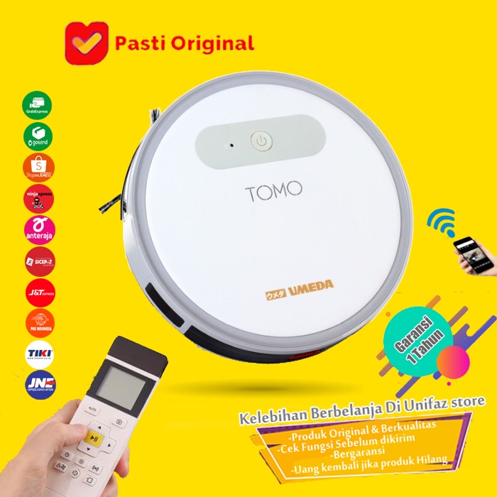 Robot Vacuum Cleaner / Sapu Robot / Vacum Robot Original / Pel Otomatis /Vakum / Penyedot debu / Pel