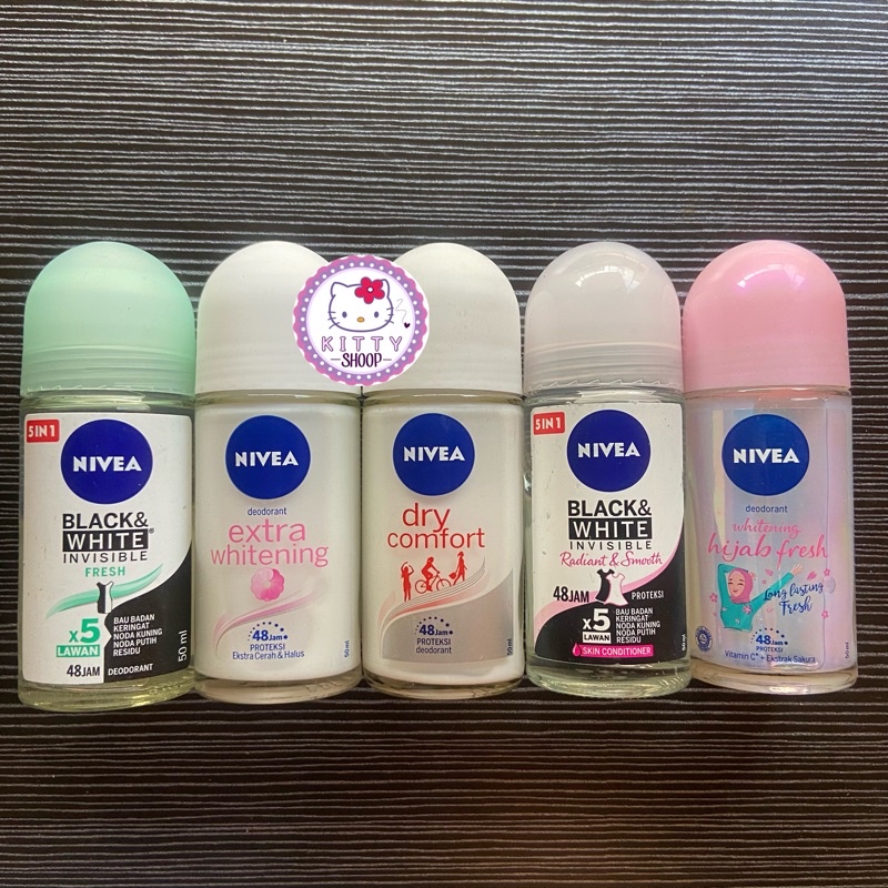 Nivea Deodorant Roll On &amp; Spray