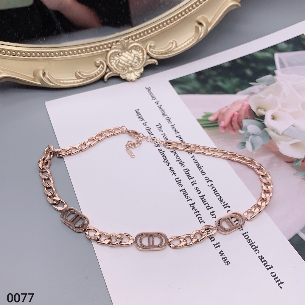 Set Kalung/Gelang  Titanium Perhiasan Fashion 0077