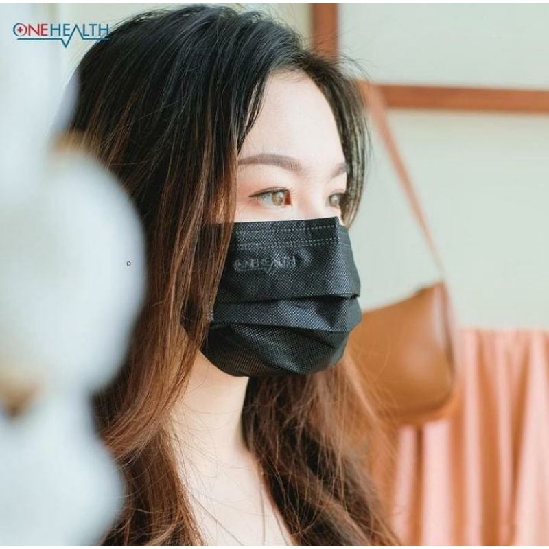 Masker Black Edition 3 Ply Onehealth