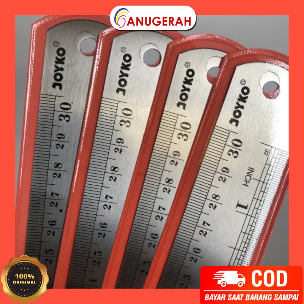 

JOYKO 30 CM PENGGARIS BESI / RULER STAINLESS