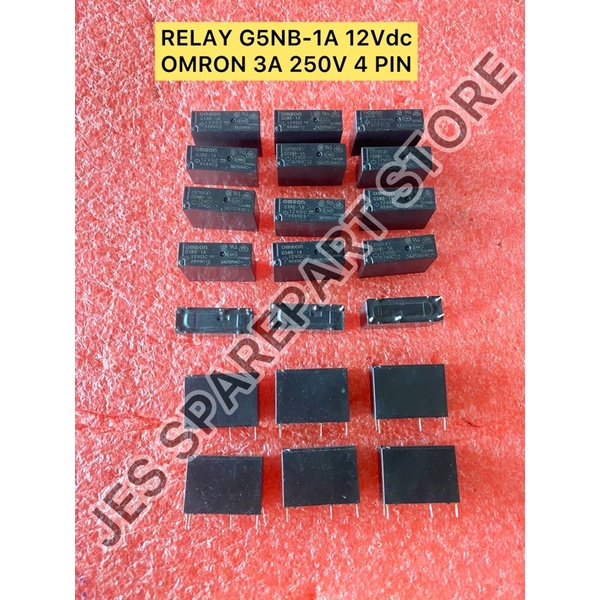 RELAY G5NB-1A 12Vdc  OMRON 3A 250V 4 PIN