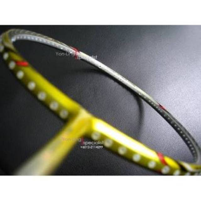 OBRAL Raket Badminton LINING WOODS N80 USED BY JORGENSEN DIJAMIN 100% ORIGINAL