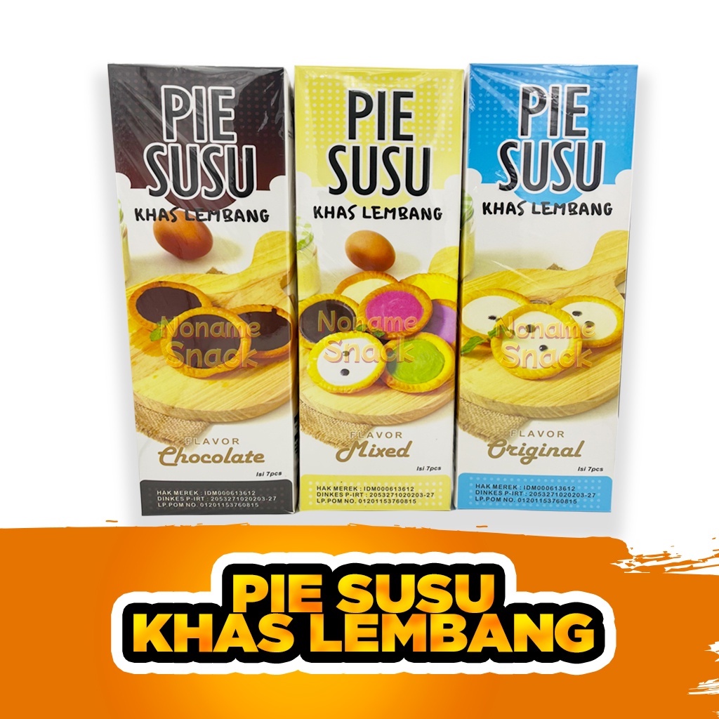 

NoName Snack - Pie Susu Lembang Oleh Oleh Bandung Grosir Original Coklat Mix