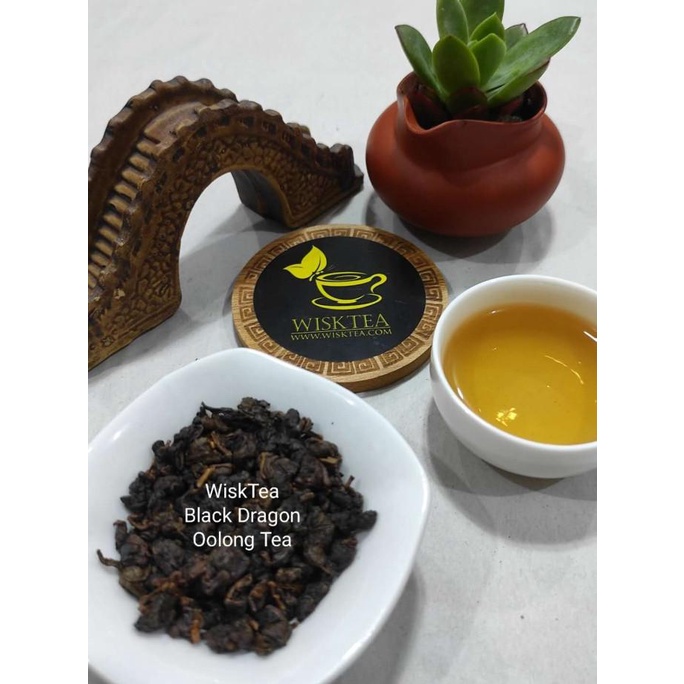 

[COD] WiskTea Indonesia Black Dragon Oolong Tea, 100gr [COD]