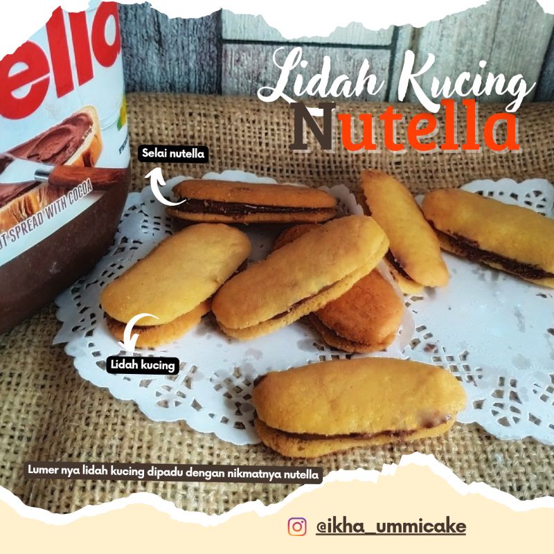 

lidah kucing selai nuttela