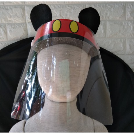 FACE SHIELD KIDS - Pelindung Wajah Anak Size Big &amp; Small