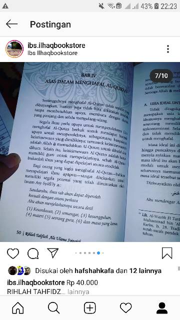 Rihlah tahfid metode pendidikan dan menghafal alquran