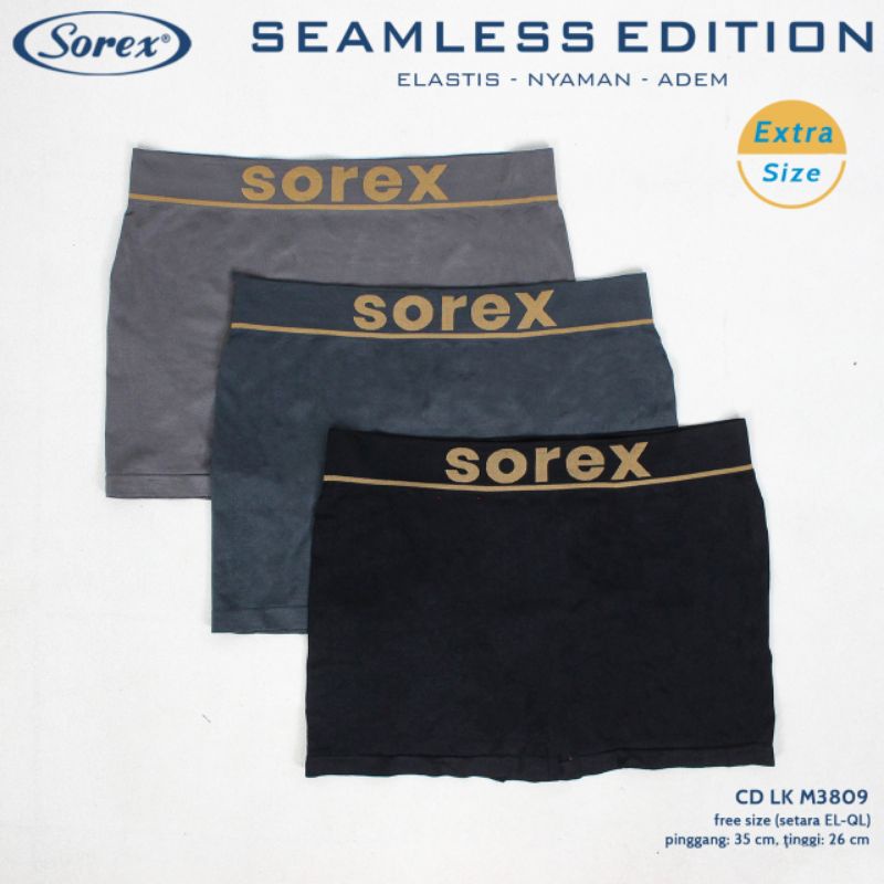 Sorex boxer LK M 3809 jumbo size setara 4L-5L seamless edition