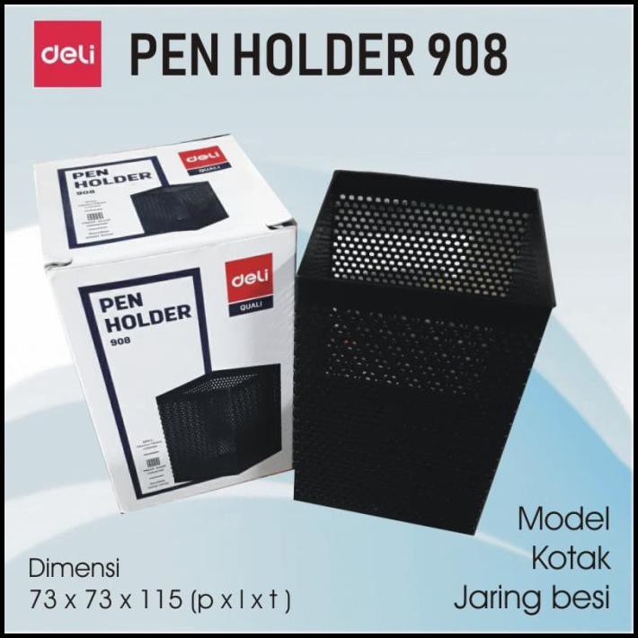 

Pen Holder Deli Quali 908 Bahan Kuat Dan Tebal