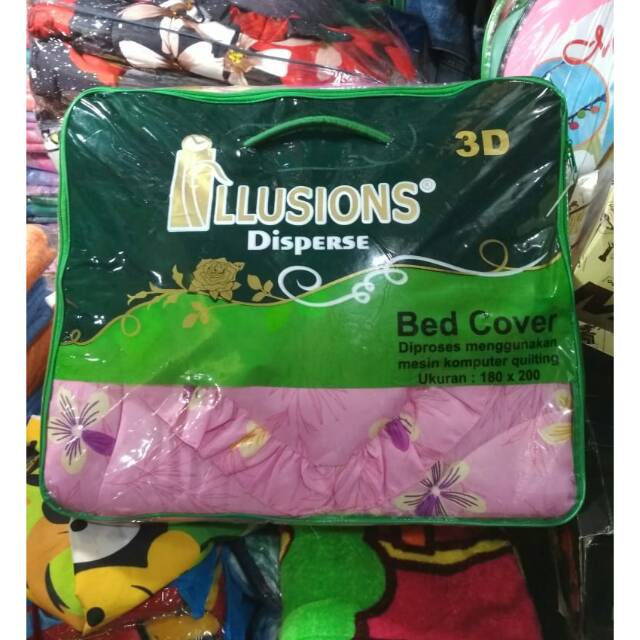 Bed cover illusions ukuran 180×200