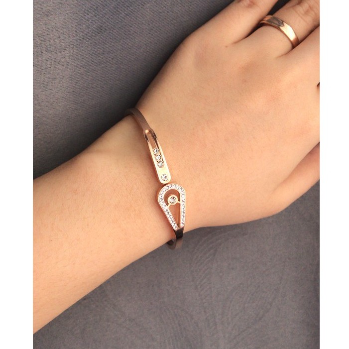 [NEW] Gelang Bracelet Wanita Aksesoris Titanium Korea Trend Masa Kini Cocok Hadiah GK118