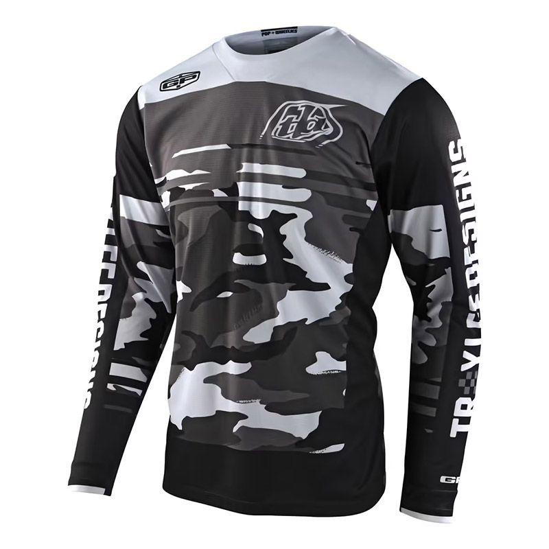 Troy Lee Design Gp Formula Camo Jersey Grey Black