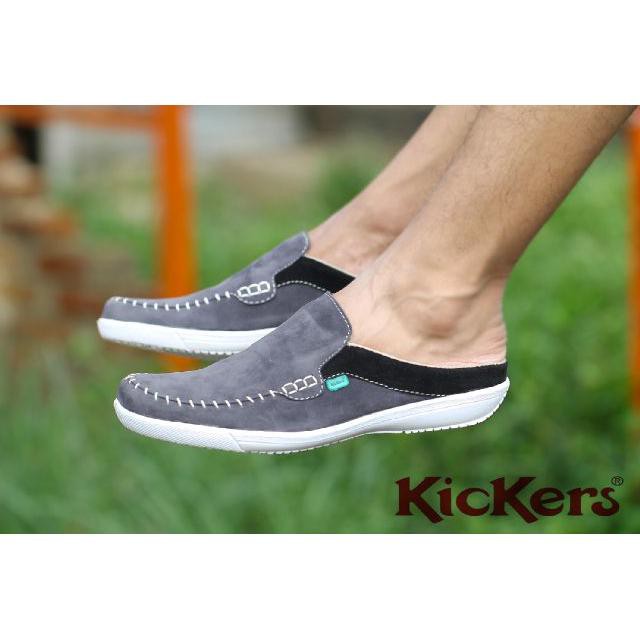 Sandal Sepatu Kickers Bustong Casual Fashion Pria Trendy Nyaman Santai Ringan Gaya Main Size 39 - 43