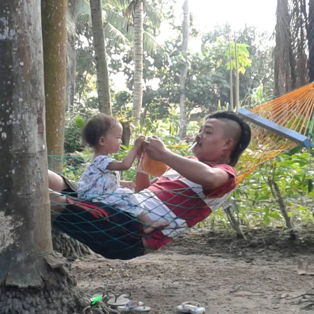 Hammock jaring ayunan pantai ayunan tali