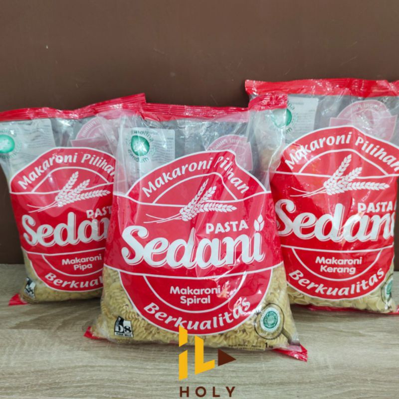 

Sedani Makaroni Pipa Spiral 1kg / Makaroni Pasta