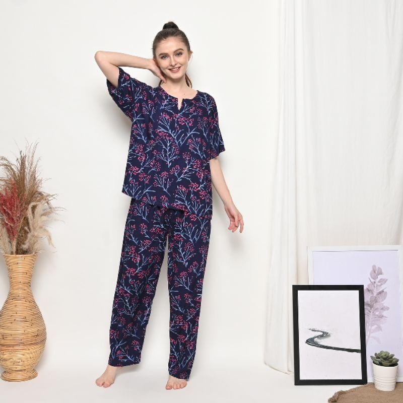 piyama habel/setelan rayon