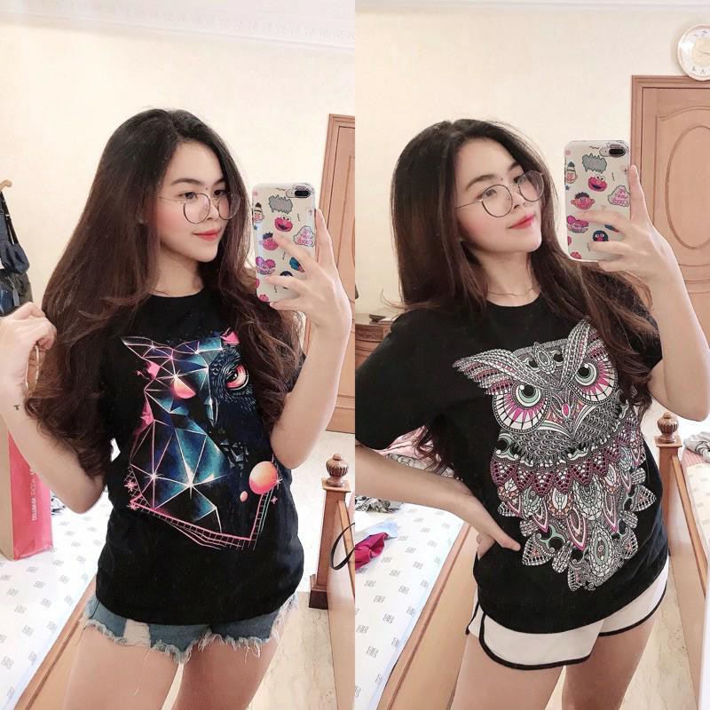 AYOBELI KAOS OWL BATIK TSHIRT GALAXY OWL