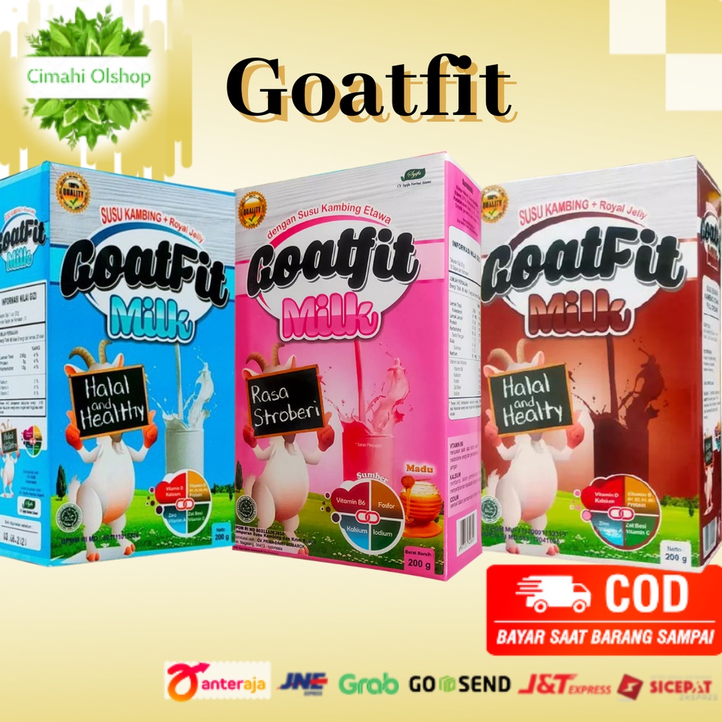 

SUSU KAMBING+ROYAL JELLY GOATFIT|ETAWA PLUS ROYAL JELLY GOATFIT MILK|GOATFIT SUSU KAMBING