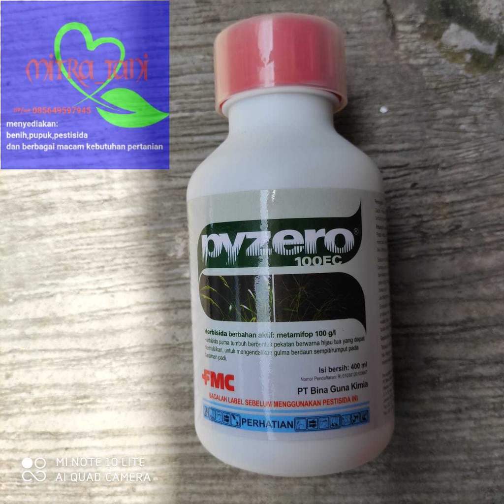 Herbisida sistemik selektif padi PYZERO100EC isi 400ml dari FMC